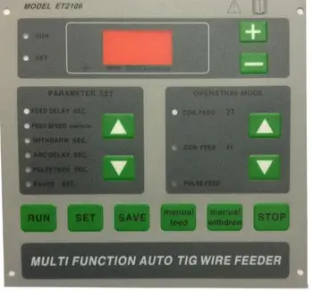 DHL, FEDEX, TNT, UPS, Digitálne Pulzu TIG Studenej Podávač Drôtu pre automatické TIG zváranie , ET-2106