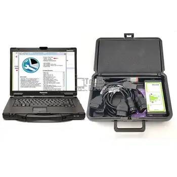 Diagnostický nástroj pre Volvo/ Renault/ UD/ Mack Ťažkých nákladných Diagnóza Skener s toughbook CF52 notebook
