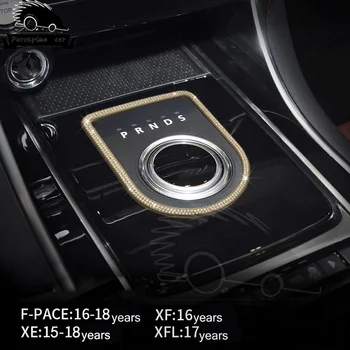 Diamond Interiéru Gear Box Rýchlosti Gear Box Kryt Vonkajší Panel Kryt Veľký Rámik Dekorácie Výbava pre Jaguar F-Tempo X761 XF XE XFL