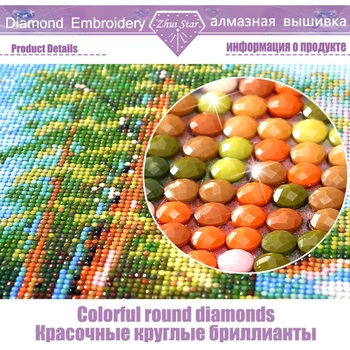 Diamond výšivky diamond maľovanie námestie apple melón ovocie visí maľovanie mozaiky diamond 5d diy stále života darček