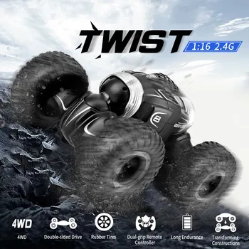 Diaľkové Ovládanie Auta Twist Rc Auto 2.4 GHz 4WD Twist - Púšť Autá, Off Road Buggy Hračka Vysokej Rýchlosti Lezenie RC Auto Deti Deti Hračky