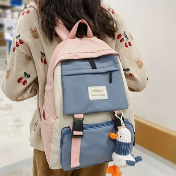 Dievča Študent Batoh Roztomilý Nylon Ženy Harajuku School Bag Ladies Knihy Kawaii Batohy Cestovné Ženské Módne Trendy Taška
