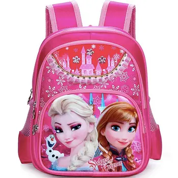 Dievčatá Disney Školské Tašky Princess Elsa Schoolbags Deti Batoh deti Cartoon Primárne Bookbag Deti Mochila Infantil