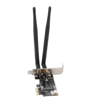 DIEWU Ploche Bezdrôtové WiFi, Bluetooth, Sieťové Karty Adaptéra PCIe M. 2 Rozširujúca Karta Wifi Adaptér pre NGFF M. 2