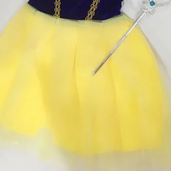 Dieťa Dievča Snow White Princess Tutu Šaty Party, Narodeniny, Karneval, Batoľa Detský Vestido Kostým S Plastovým Hlavovým Oblúkom Oblečenie