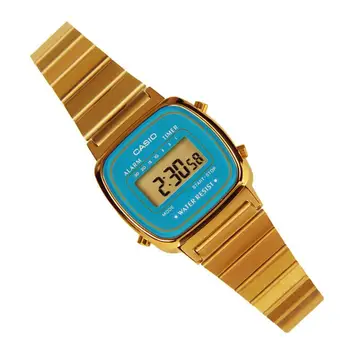 Digitálne hodinky Casio ženy la670wga-2d nepremokavé