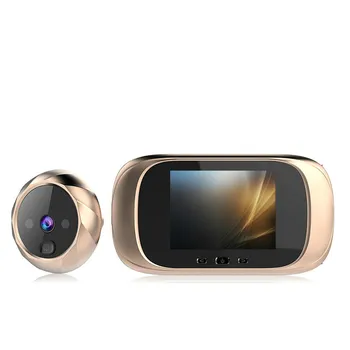Digitálny LCD 2.8 palcový Video Zvonček Peephole Viewer Dvere Oko Monitorovanie Fotoaparát 90 Stupňov, Zvonček