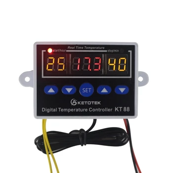 Digitálny Termostat pre Inkubátor 12V 24V 110V 220V Regulátor Teploty Regulátor Spínača Thermoregulator 10A 220VAC