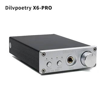 Dilvpoetry DAC-X6 PRO USB DAC Slúchadlá Zosilňovač Audio Hifi CS4398 Slúchadlový Zosilňovač Headset RCA Optický Headphone Amp