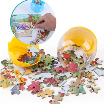 Dinosaurov Puzzle, Hračky Prekvapenie Dinosaurie Vajcia Drevené Puzzle Hračka detí Vzdelávacie Drevené Hračky detské Vzdelávacie Dodávky