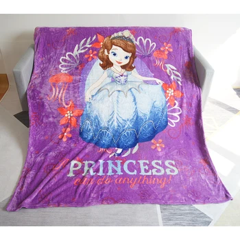 Disney Cartton Zimné Magic Mrazené Princezná Flanelové Deka 150x200cm Dievčatá, Deti Krásne Spálňa Decor na Posteľ, Deky