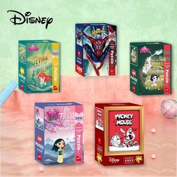 Disney Karikatúry Anmation Hádanky Deti Nové Darček 300 Kusov Puzzle, Hračky Pre Childrennew Štýl A Nové Herné Bright Silver Card