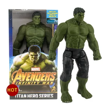 Disney, Marvel Hračky 30 CM Marvel Avengers Koncovka Thanos Hulk Akcie Obrázok Hračky Hnuteľného Spoločný Obrázok Darčeky, Hračky S Jemnými box