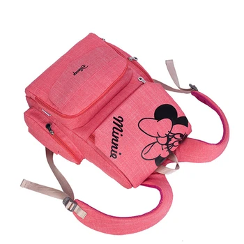 Disney Mickey Mouse Plienka Taška Múmiový Taška Veľká Kapacita Oxford Kŕmenie Dieťa Múmiový Cestovný Batoh Izolačné Tašky Darček