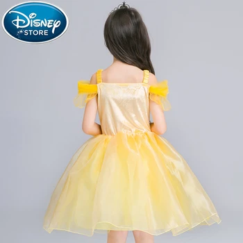 Disney Mrazené šaty Cosplay Kostým Vlastné Deti Princezná Sequined Bavlna, Baby, Dievčatá Vestidos Deti vianočné moana elsa šaty