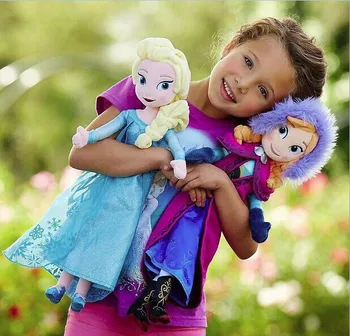 Disney Oblečenie pre Bábiky Hračky Mrazené 40 cm Elsa Anna Princezná Plnené Brinquedos Bábiky Hračky Pre Deti Darček k Narodeninám