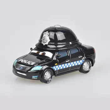 Disney Pixar Cars Blesk Mcqueen Známky Wheelsen Polícia UK 1:55 Rozsahu Diecast Kovové Zliatiny Modle Hračky Auto Pre Deti Darčeky