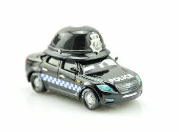 Disney Pixar Cars Blesk Mcqueen Známky Wheelsen Polícia UK 1:55 Rozsahu Diecast Kovové Zliatiny Modle Hračky Auto Pre Deti Darčeky