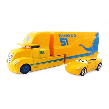 Disney Pixar Cars Mack Lightning McQueen Kuriatko Hicks Kráľ Jackson Búrka Cruz Ramirez Truck 1:55 Diecast Model Auta Hračka Pre Deti Darček