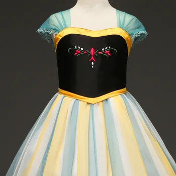Disney Princezná Anna Dievčatá Šaty Deti Šaty pre Dievčatá Vianoce Zdobiť Kostým Party Nový Rok Dievča Oblečenie Mrazené 2020 Nové