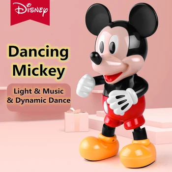 Disney Pôvodný Tanec Mickey Mouse Oslnivej Hudobnej Lesklé Vzdelávacie Elektronické Hračky, Chôdza, Tanec Robot Deti Údaje Hračka