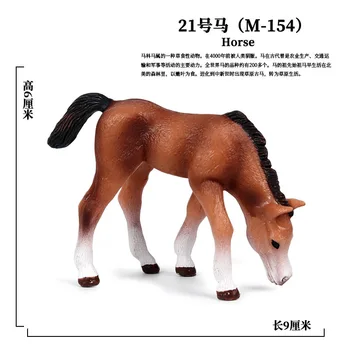 Divoké Zviera Kôň Model Haflinger Clydesdale Pinto Lipizzan Hnedé Pony Ranč Zberateľská Figúrka Hračky Akčné Figúrky Domova