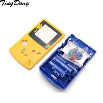 DIY Hra Prípade P0kem0n Limited Edition Žltá Modrá Bývanie Shell Kryt Prípade Výmeny Pre Gameboy Color pre VOP