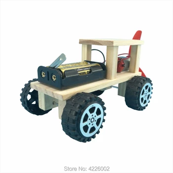 DIY Kit Lietadlo Auto Veda Experiment Deti Elektronické Vzdelávanie KMEŇOVÝCH fyziky Hračky Technológie Vynálezy Projekt pre Deti Chlapec