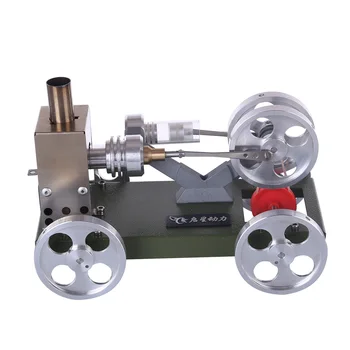 DIY Montáž Stirling Motora Modelu Auta Nastaviť Fyzikálny Experiment Hračka