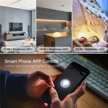 DIY Smart WiFi Svetelný LED Dimmer Prepínač Inteligentný Život/Tuya APLIKÁCIU Diaľkové Ovládanie, 1/2 Way Switch,Pracuje s Alexa Echo Domovská stránka Google