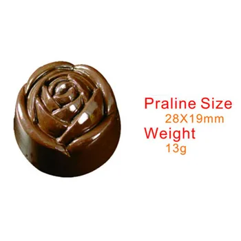 DIY3D rose tvar čokoládové cukrovinky formy polykarbonátu čokoláda plesne veľkoobchod pečivo nástroje Valentína rúra na pečenie dodávky
