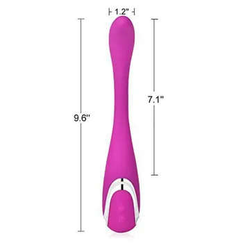 Dlhý Vibrátor Flexble AV Stick G Mieste Stimulátor Klitorisu Silikónové Dildo Sexuálne Hračky Pre Ženy, Dospelých, Erotické Hračky, Masér