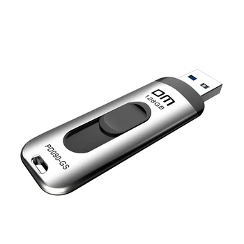 DM USB3.0 Flash USB3.0 High-Speed Disk 64 G 128G 256G kl ' úč Prenosné Palcom Jednotku Kovové Veľká-Kapacita U Diskov