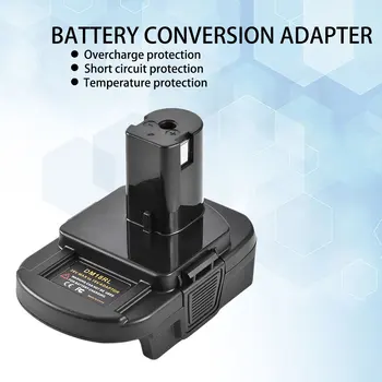DM18RL Batérie Converter Adaptér USB DM20ROB Pre RYOBI Previesť DEWALT 20V Milwaukee M18 na Batérie 18V Adaptér