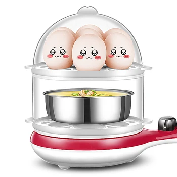 DMWD Multifunkčné Elektrické mini vajíčko omeleta Palacinky Elektrické Vyprážaný Rezeň Panvice-Non-Stick Varené vajcia kotla parník