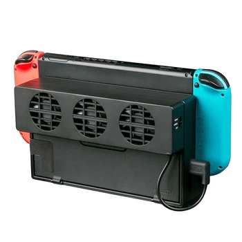 Dobe Chladiaci Ventilátor Chladiča Pre Nintendo Prepínač Herné Konzoly DC 5V USB Kit Ventilátor Príslušenstvo Podporu Príkaz Vetranie, Chladenie