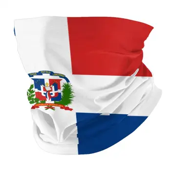 Dominikánska Republika Vlajka Tvári Šatku S 2 Ks Filtrom Multi-purpose Šatku hlavový most na koni maska