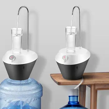 Domov Fľašu s Vodou Prenosné Čerpadlo Black Elektrický Zásobník Vody USB Nabíjanie Automatické Pitnej Vody, Čerpadlá Voda-fľaša Prepínač