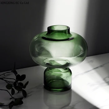 Domáce Dekorácie Transparentné Sklenené Vázy Moderné Hydroponické Kvet Usporiadanie Príslušenstvo Nádrž Pultu Váza Nábytok