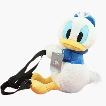 Donald Duck Plyšové Batohy roztomilé Plyšové zvieratká hračky pre dievčatá Batoh Školský batoh toy