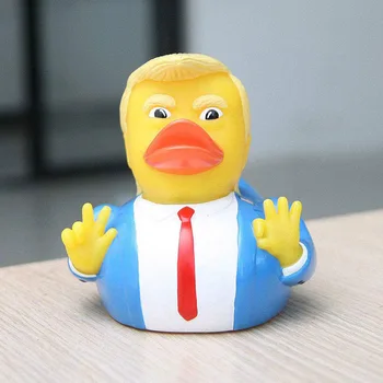 Donald Trump Gumy, PVC Pískacie Kačka, Baby, Deti, Zvieratá, Kúpanie Plaváky Hračka AN88