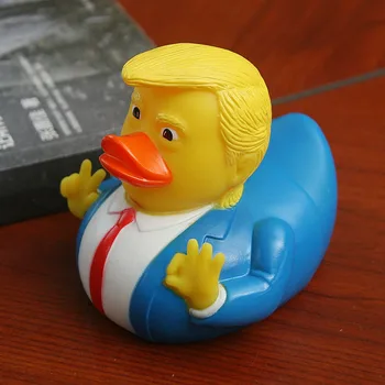 Donald Trump Gumy, PVC Pískacie Kačka, Baby, Deti, Zvieratá, Kúpanie Plaváky Hračka AN88