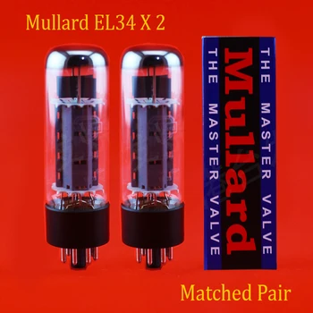 Doprava zadarmo 2ks Mullard EL34(6CA7)Elektromagnetických Ventilov Vákuové Trubice Uzavreté Pár Pre Zosilňovač