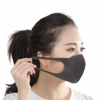 Doprava zadarmo 3ks Pravidelné Veľkosť Black Pitta Maska Tmavo Šedá, Japonsko Proti Znečisteniu a Prachu, Masku na Tvár