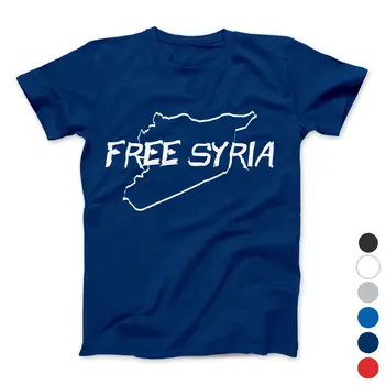Doprava Zadarmo Letné Móda Zdarma Sýrii T-Shirt Letné Oblečenie Mužov