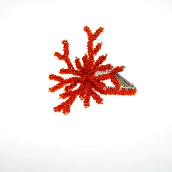 Doprava zadarmo nový coral obrúsok krúžok kvet obrúsok držiteľ 12 ks qn18040320