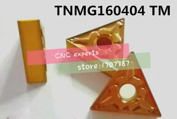 Doprava zadarmo TNMG160404-TM karbidu CNC vložky,CNC sústruhu nástroj,sa vzťahujú na spracovanie ocele,vložte MTQNR/MTJNR,Dobrá odolnosť proti opotrebeniu