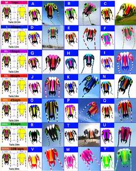 Doprava zadarmo vysoko kvalitné veľké trilobites mäkké kite ripstop nylonu textílie kite hcxkite factory žubrienky vonkajšie hračky