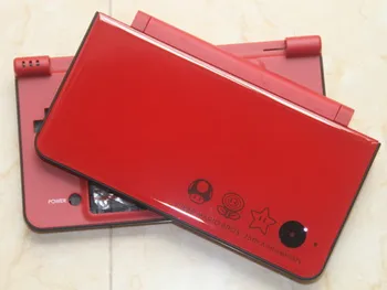Doprava zadarmo Červené Plné Bývanie púzdro Pre DSi XL /DSi LL (Mario Limited Edition) Vysoko kvalitné herné konzoly
