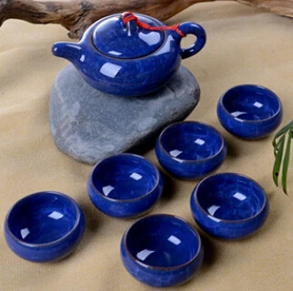 Doprava zdarma Elegantné Čínsky Keramické šálky, Originálne Kung Fu Čaj Nastaviť Chinaware čaj nastaviť Kanvica Šálku Čaju